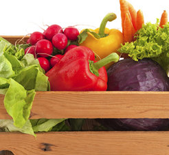 Caja de verduras